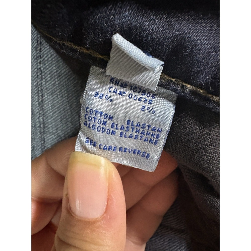 Hudson Jeans Women 30 Dark Denim Low Rise Straight Leg Made in USA - Picture 4 of 9
